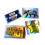 Kiss Cut holografische stickers